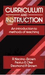CURRICULUM AND INSTRUCTION   1982  PDF电子版封面  0333321812   
