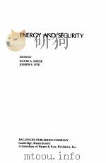 ENERGY AND SECURITY（1981 PDF版）
