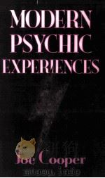 NODERN PSYCHIC EXPERIENCES   1989  PDF电子版封面  0709038305   
