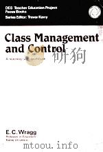 CLASS MANAGEMENT AND CONTROL A TEACHING WORKBOOK   1981  PDF电子版封面  0333316568   
