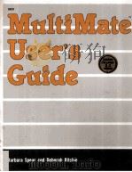 MultiMate User's Guide   1986  PDF电子版封面  0830603239   