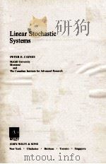 LINEAR STOCHASTIC SYSTEMS（1988 PDF版）