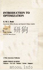 INTRODUCTION TO OPTIMIZATION   1988  PDF电子版封面     