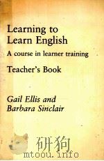 LEARNING TO LEARN ENGLISH（1989 PDF版）