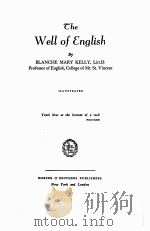 THE WELL OF ENGLISH   1936  PDF电子版封面     