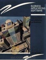 BUSINES APPLICATIONS SOFTWARE FOR THE IBM INC   1988  PDF电子版封面  0675210429   