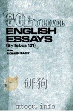 GCEO LEVEL ENGLISH ESSAYS SYLLLABUS 121（1986 PDF版）