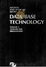 DATA BASE TECHNOLOGY Volume 1:ANALYSIS AND BIBLIOGRAPHY   1978  PDF电子版封面     