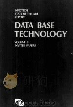 DATA BASE TECHNOLOGY Volume 2:INVITED PAPERS   1978  PDF电子版封面     