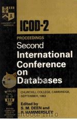 ICOD-2 PROCEEDINGS Second International Conference On Databases   1983  PDF电子版封面  0471903094   