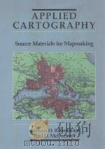 APPLIED CATOGRAPHY: SOURCE MATERIALS FOR MAPMAKING（1989 PDF版）