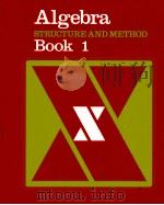 ALGEBRA STRUCTURE AND METHOD BOOK1（1979 PDF版）