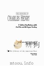 THE MEMOIRS OF CHARLES HENRY VELL   1993  PDF电子版封面  0517594633   