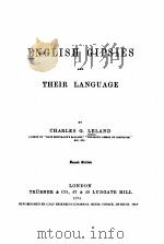 ENGLISH GIPSIES AND THEIR LANGUAGE   1969  PDF电子版封面     