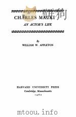 CHARLES MACKLIN   1960  PDF电子版封面     
