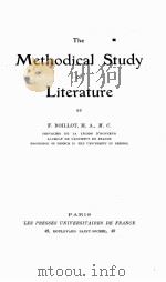 THE METHODICAL STUDY OF LITERATURE   1923  PDF电子版封面     
