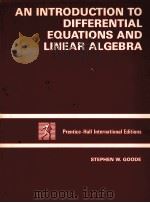 AN INTRODUCTION TO DIFFERENTIAL EQUATIONS AND LINEAR ALGEBRA（1991 PDF版）