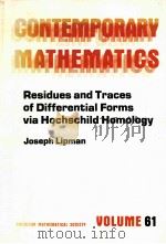 CONTEMPORARY MATHEMATICS VOLUME 61（1987 PDF版）