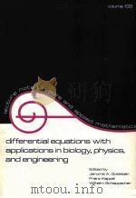 DIFFERENTIAL EQUATIONS WITH APPLICATIONS IN BIOLOGY PHYSICS AND ENGINEERING   1991  PDF电子版封面  0824785711   