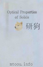 OPTICAL PROPERTIES OF SOLIDS（1991 PDF版）
