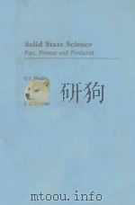 SOLID STATE SCIENCE   1987  PDF电子版封面  0852745842   
