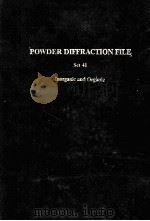POWDER DIFFRACTION FILE SET 41   1991  PDF电子版封面     