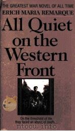 ALL QUIET ON THE WESTERN FRONT   1958  PDF电子版封面  0449213943   