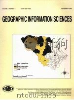 GEOGRAPHIC INFORMATION SCIENCES     PDF电子版封面     