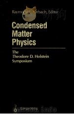 CONDENSED MATTER PHYSICS（1987 PDF版）