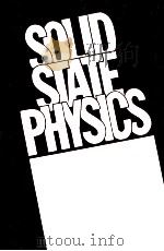 SOLID STATE PHYSICS   1990  PDF电子版封面  0074517074   