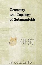 Geometry and topology of submanifolds（1989 PDF版）