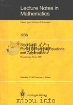LECTURE NOTES IN MATHEMATICS   1987  PDF电子版封面  3540172114   