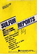 SULFUR REPORTS   1987  PDF电子版封面  3718648598   