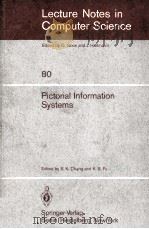 Lecture Notes in Computer Science 80 Pictorial Information Systems（1980 PDF版）