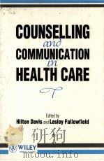 COUNSELLING AND COMMUNICATION IN HEALTH CARE（1991 PDF版）