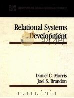 RELATIONAL SYSTEMS DEVELOPMENT   1989  PDF电子版封面  0070431981   