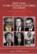 WHO'S WHO IN THE SOCIALIST COUNTRIES OF EUROPE VOLUME 1 A-H INDEX   1989  PDF电子版封面  3598107196   