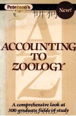 ACCOUNTING TO ZOOLOGY（1987 PDF版）
