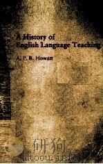 A HISTORY OF ENGLISH LANGUAGE TEACHING（1984 PDF版）
