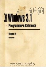 MICROSOFT WINDOWS 3.1 VOLUME 4   1987  PDF电子版封面     