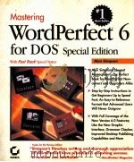 MASTERING WORDPERFECT 6 FOR DOS SPECIAL EDITION   1993  PDF电子版封面    ALAN SIMPSON 