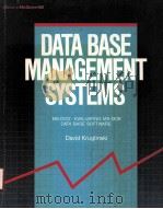 DATA BASE MANAGEMENT SYSTEMS MS DOS EVALUATING MS DOS DATA BASE SOFTWARE     PDF电子版封面     