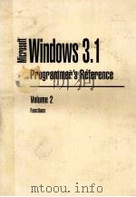 MICROSOFT WINDOES 3.1 VOLUME 2   1981  PDF电子版封面     