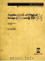 Applications of Digital Image Processing XII（1989 PDF版）