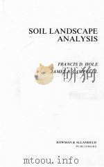 SOIL LANDSCAPE ANALYSIS（1985 PDF版）