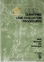 QUANTIFIED LAND EVALUATION PROCEDURES   1987  PDF电子版封面     