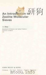 AN INTRODUCTION TO ZEOLITE MOLECULAR SIEVES   1988  PDF电子版封面  9780471919810   