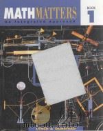 MATH MATTERS BOOK 1: AN INTEGRATED APPROACH（1998 PDF版）