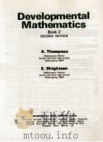 DEVELOPMENTAL MATHEMATICS BOOK 2   1982  PDF电子版封面    A. THOMPSON AND E. WRIGHTSON 