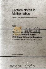 LECTURE NOTES IN CONTROL AND INFORMATION SCIENCES 362: PROCEEDINGS OF THE CONFERENCE ON THE NUMERICA   1974  PDF电子版封面  3540066020;0387066020   